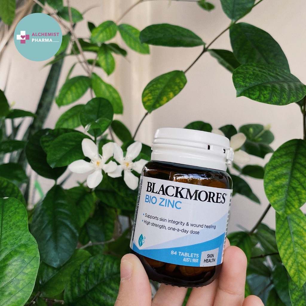 VIÊN UỐNG BỖ SUNG KẼM BLACKMORES BIO ZINC GIẢM MỤN ÚC 84 VIÊN