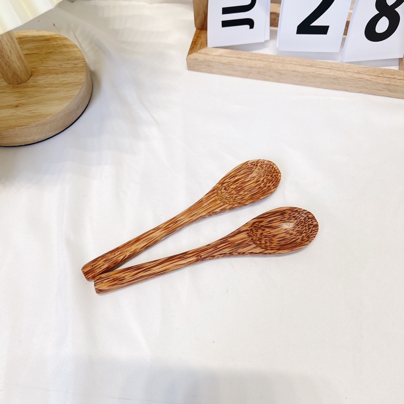 Bộ 2 thìa/muỗng gỗ dừa Bến Tre loại 1