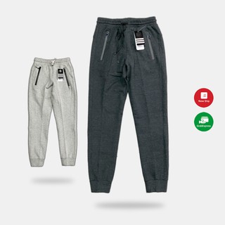 Quần nỉ jogger nam chất nỉ cotton dày ấm áp- 3 túi khoá Ykk tiện lợi