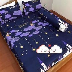 Combo 1 ga chun 2 vỏ gối poly cho đệm 1,8x2m