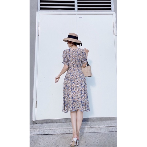 Đầm xoè hoa nhí dạo phố đi làm Mini Dress Petystore D009 | BigBuy360 - bigbuy360.vn