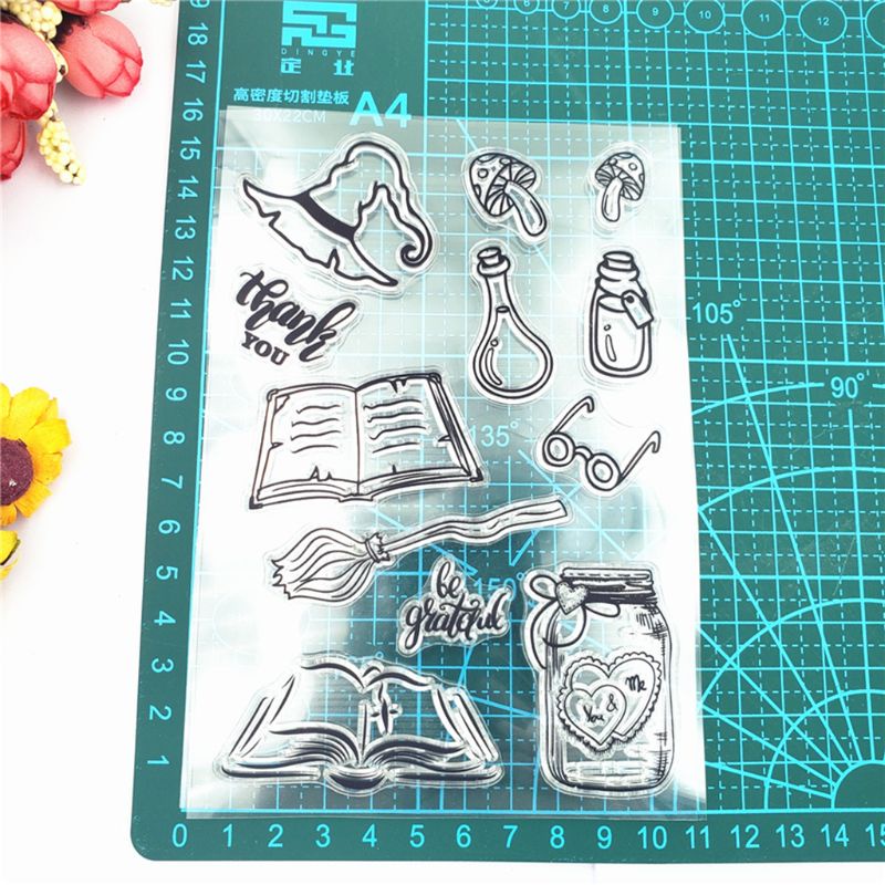 Con Dấu Trang Trí Sổ Tay / Album Ảnh Bằng Silicon Độc Đáo DIY Thẻ