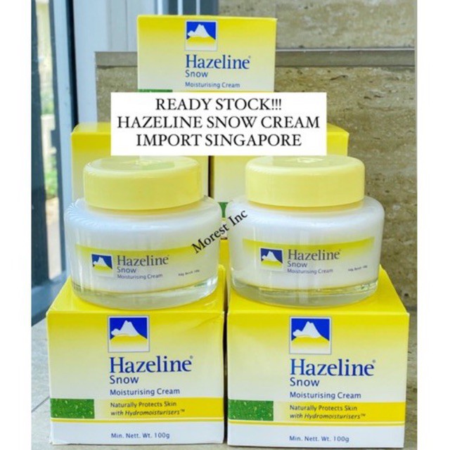 Kem Dưỡng Ẩm Chiết Xuất Từ Tuyết Hazeline Singapore 100 Gr Chất Lượng Cao