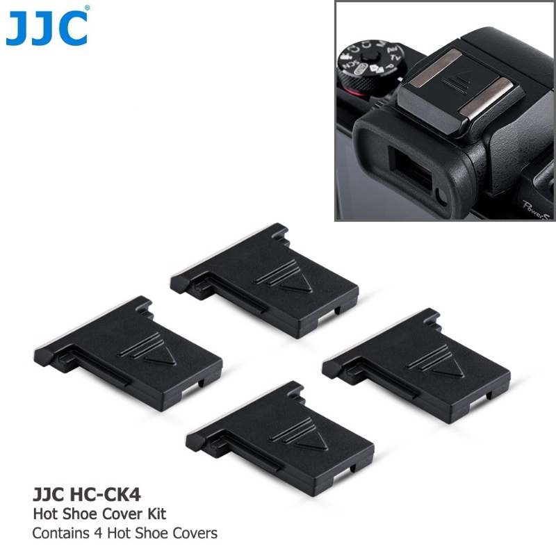 JJC Nắp gắn đèn flash cho máy ảnh Canon EOS R RP R5 R6 Ra M50 Mark II M5 M100 M200 200D II 200D 100D 850D 800D 760D 750D 700D 650D 600D 550D 500D 450D 7D 6D Mark II