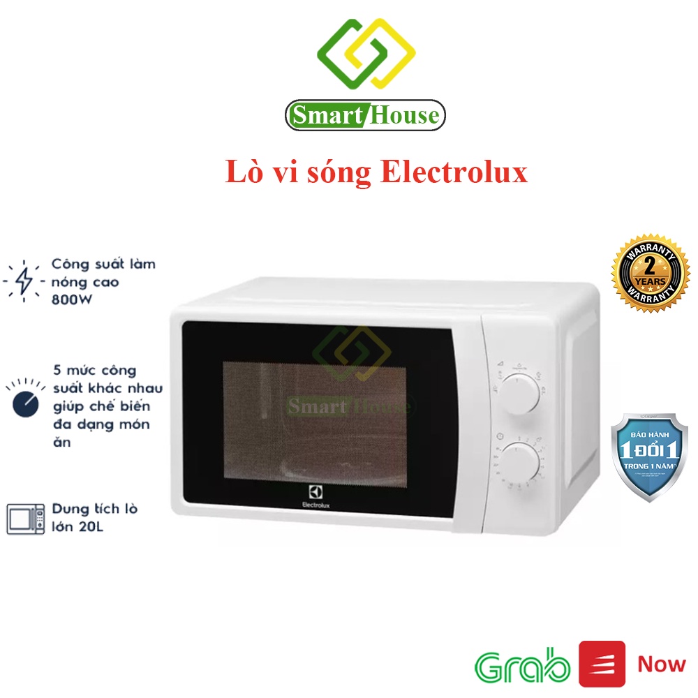 Lò vi sóng Electrolux 20 lít EMM20K18GWI - Smart House