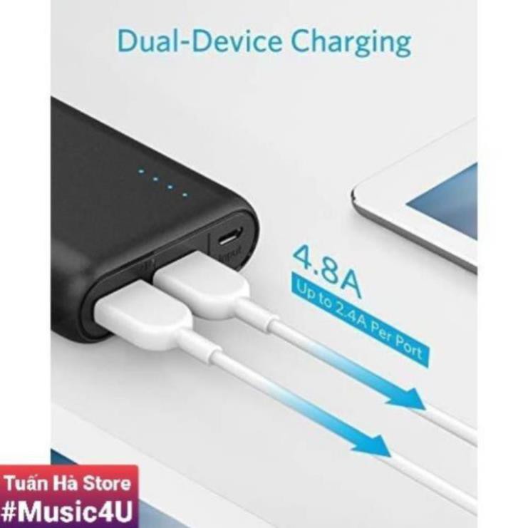 Pin dự phòng Anker PowerCore 20100 - A1271, lõi pin LG, siêu bền bỉ [Music4U]