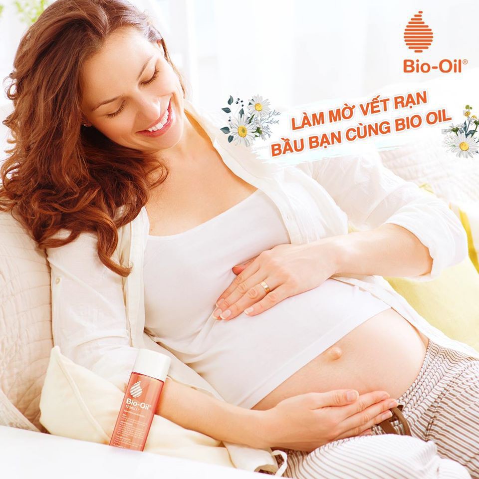 Bio Oil - Hỗ trợ làm mờ sẹo, giảm sự hình thành các vết dạn da cho bà bầu (lọ 60ml)