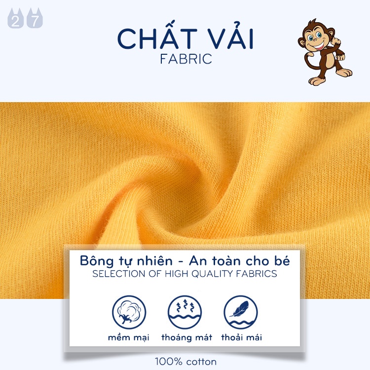 Áo khủng long bé trai 27KIDS áo thun cho bé chất cotton hàng xuất Âu Mỹ