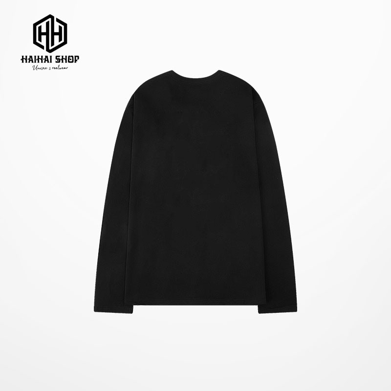 Áo Thun Nam Nữ Phom Rộng Tay Dài, Vải Cotton 75%, Dày Mịn Đẹp, In Hình Thỏ C Hồng Xanh XXK