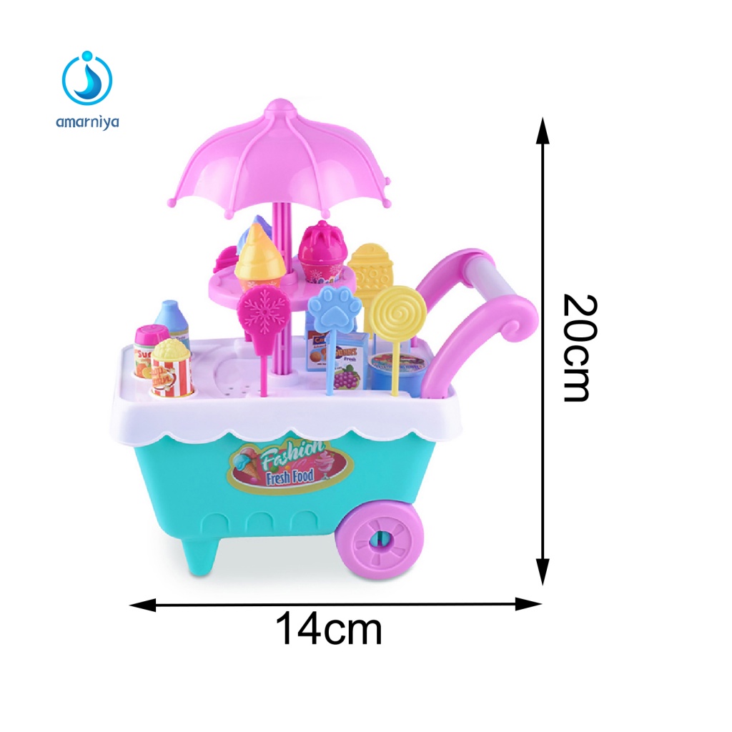 Bộ Xe Kem Đồ Chơi AMAR Sturdy Cho Bé