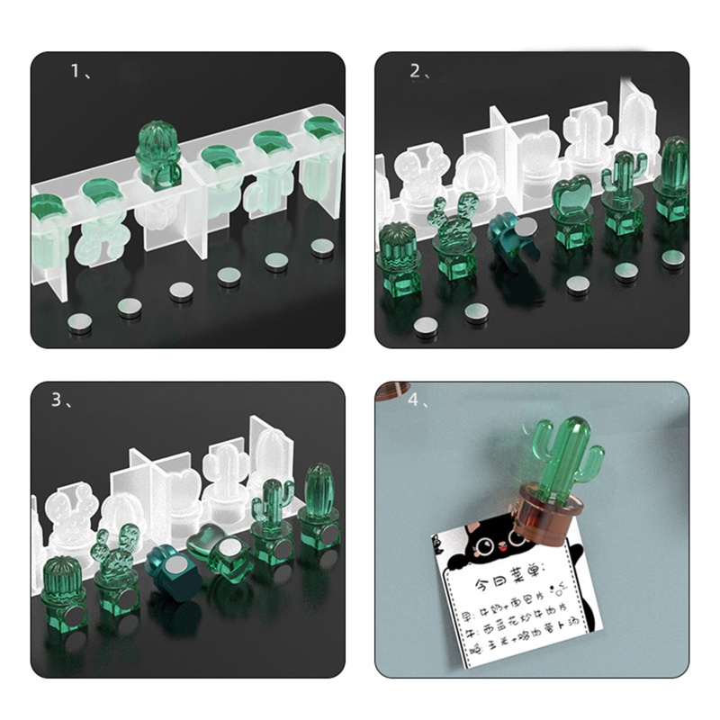 Khuôn Nam Châm Dán Tủ Lạnh Trang Trí Nhà Ở