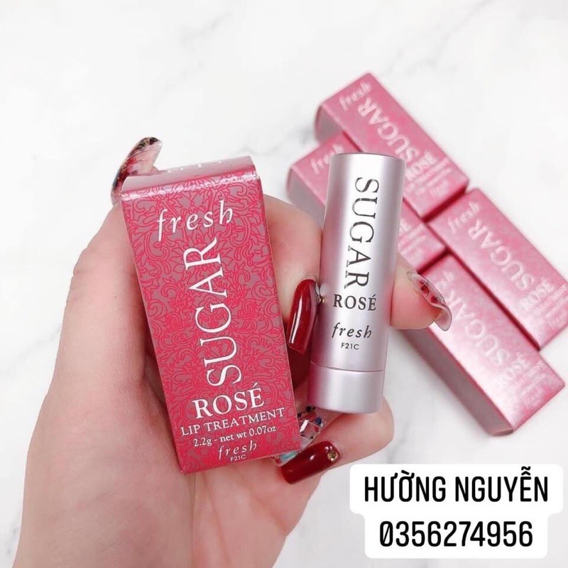 Son dưỡng môi FRESH Sugar Lip Treatment SPF 15 màu Rose