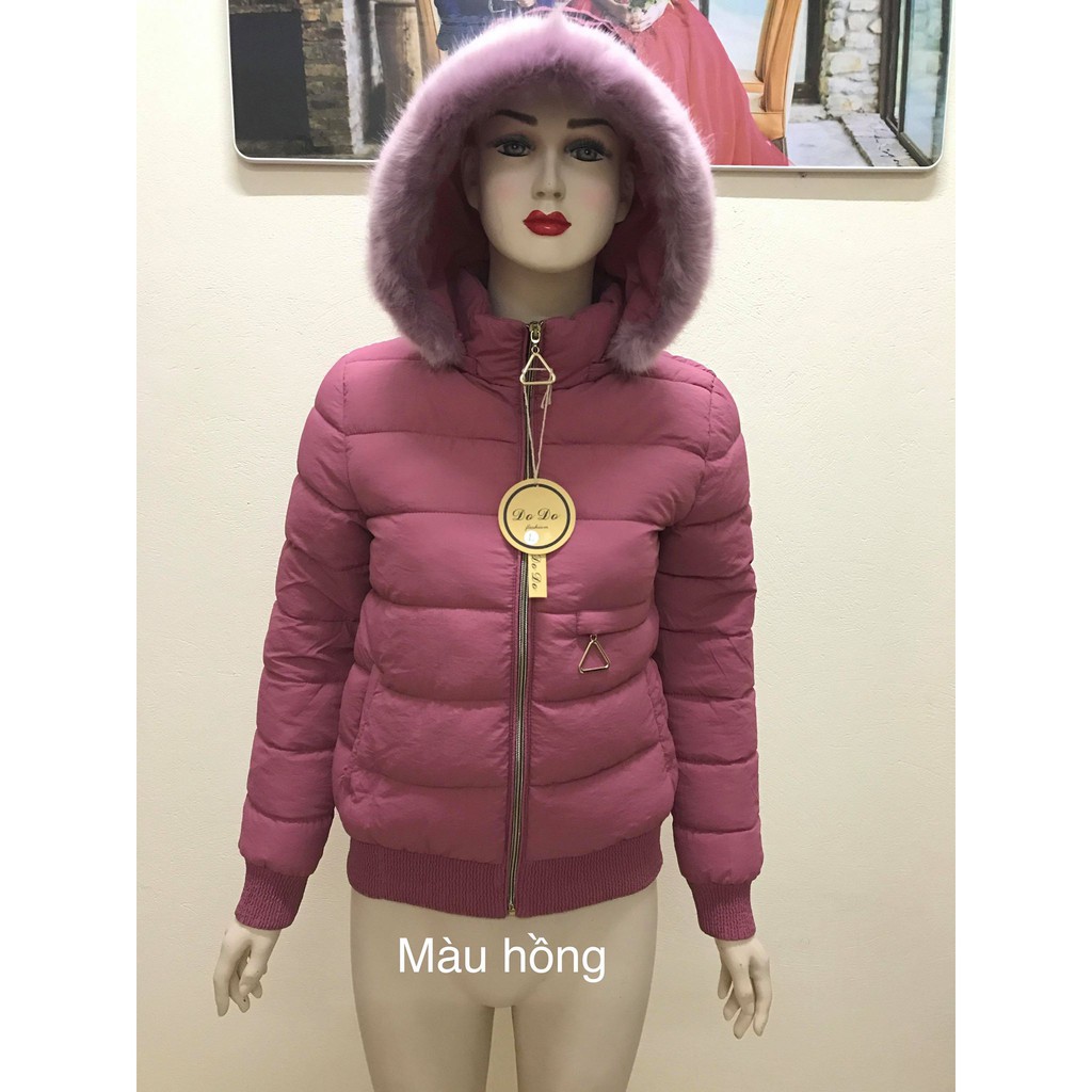 Áo khoác phao nữ mũ lông - Loại 1 | BigBuy360 - bigbuy360.vn