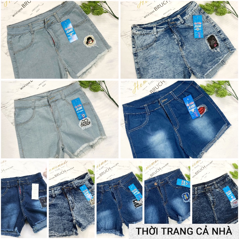 Quần đùi nữ jean từ  38-42kg - Quần short jean nữ - QU30