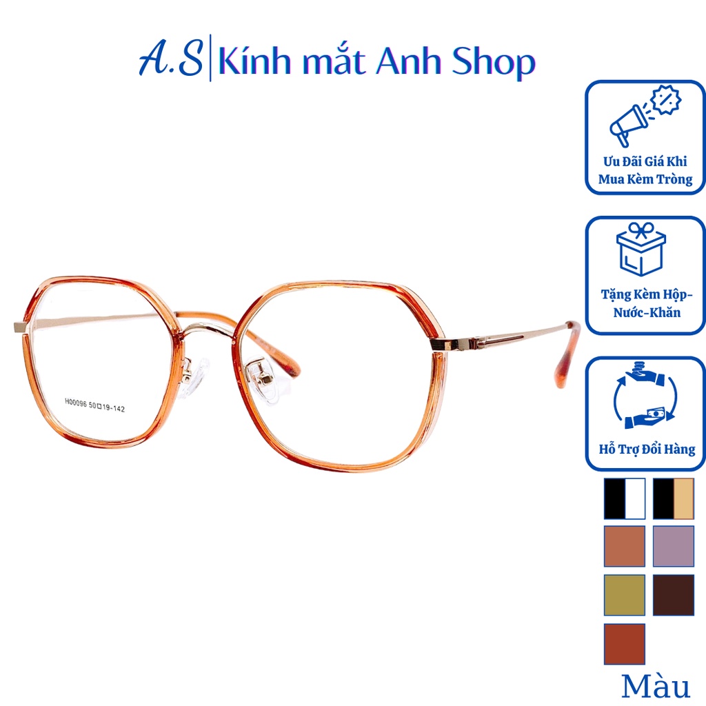 Kính lục giá nam nữ chất liệu kim loại thời trang cao cấp bền dày dặn 00096