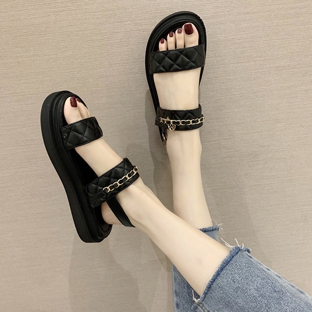 Sandal nữ,sandal học sinh 2 quai Zuashi nữ tính