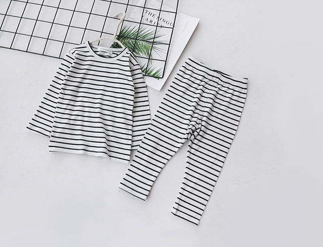 Bộ dài tay cho bé 8-18kg 🌈Bộ thu đông cho bé kẻ ngang chất cotton cực xinh