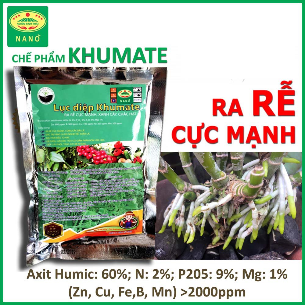 Chế phẩm KHUMATE – Siêu kích Rễ