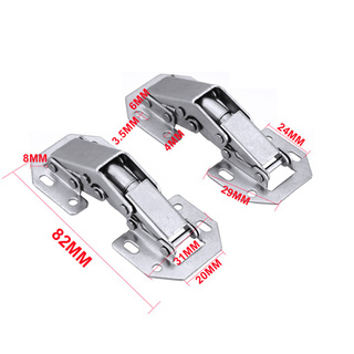 Bộ 2 Bản Lề 90 Độ Cho Cửa Tủ Chén
