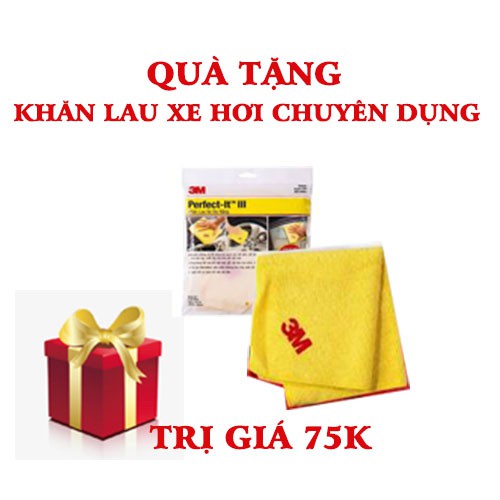 (COMBO) Bộ 5 sản phẩm DIY 3M chăm sóc xe hơi chuyên dụng. Tặng Khăn lau chuyên dụng 3M.