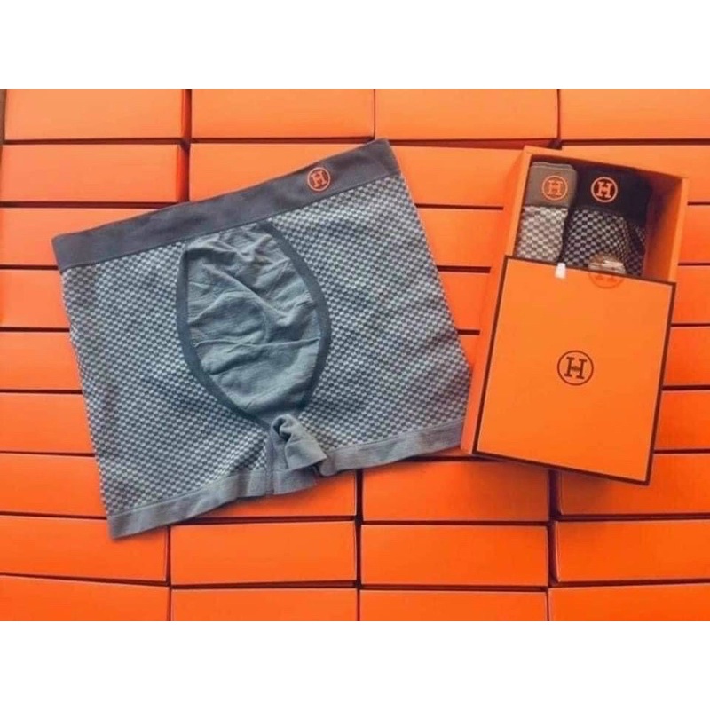 Sét hộp 3 quần lót nam dạng đùi in chữ H