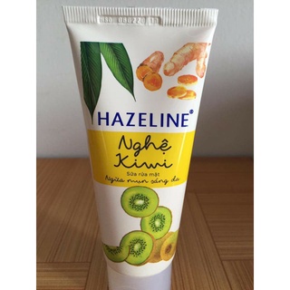 Sữa rửa mặt hazeline kiwi nghệ 100g