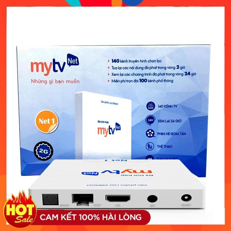 [Hàng Xịn] Đầu MYTV NET 1 RAM 1GB - Xem Truyền Hình Bản Quyền Miễn Phí 100 Kênh Trọn Đời