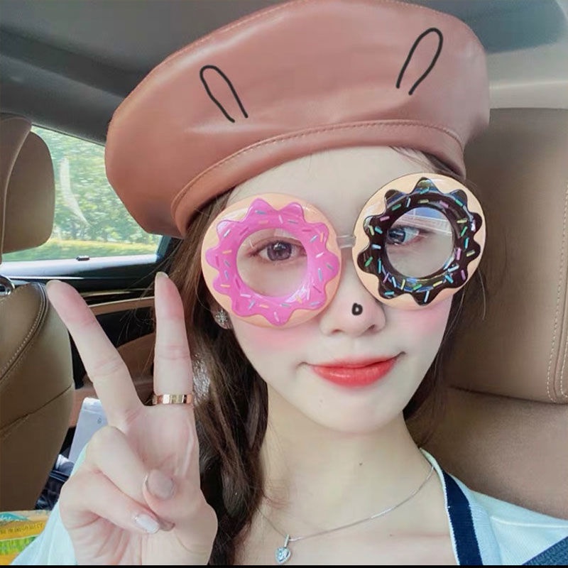 Mắt Kính Hình Bánh donut Và Bánh donut Dễ Thương Vui Nhộn Trang Trí Tiệc Tùng Cho Nam Và Nữ