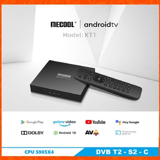 Android TV Box Mecool KT1 - CPU S905X4, AndroidTV 10 Chính Chủ