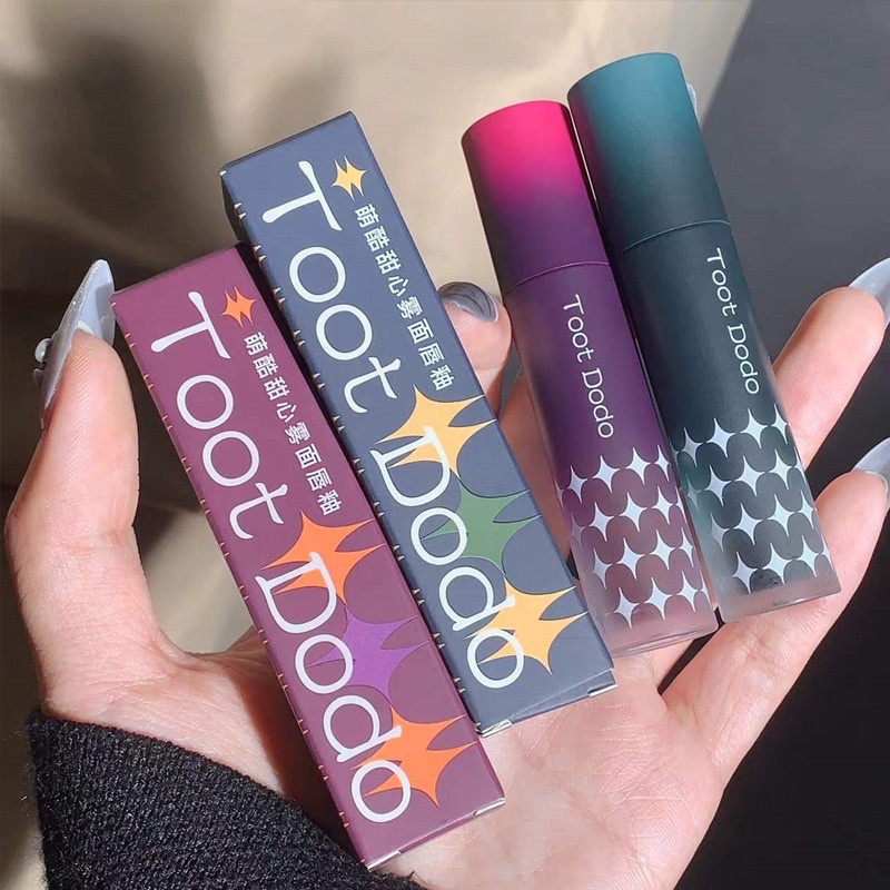 Son kem Toot Dodo đỏ nâu ánh tím mềm mịn mướt dễ tán