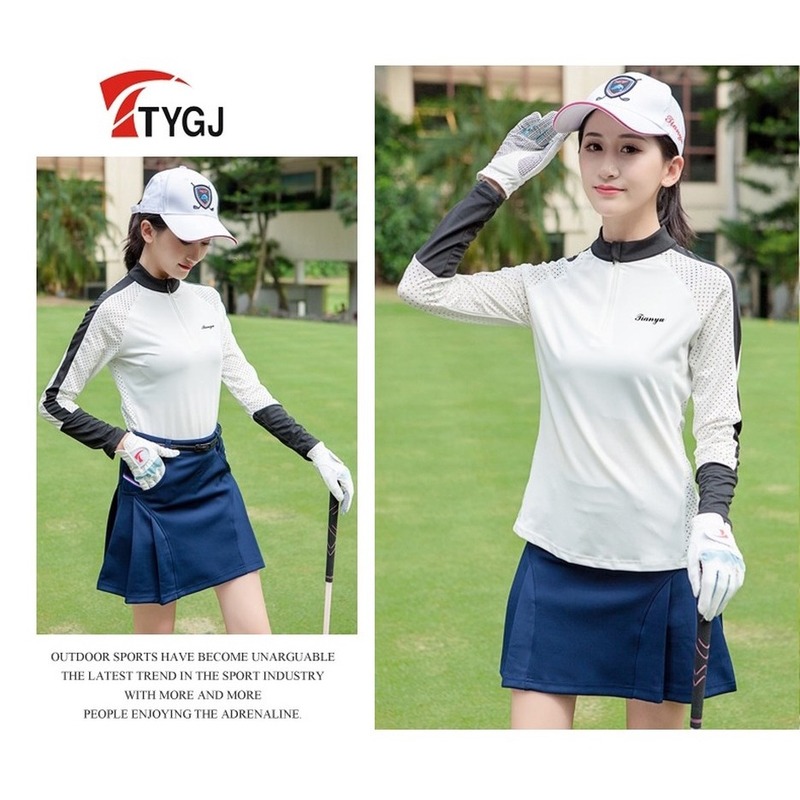 Áo Thun Dài Tay Chơi Golf Thời Trang Cho Nữ