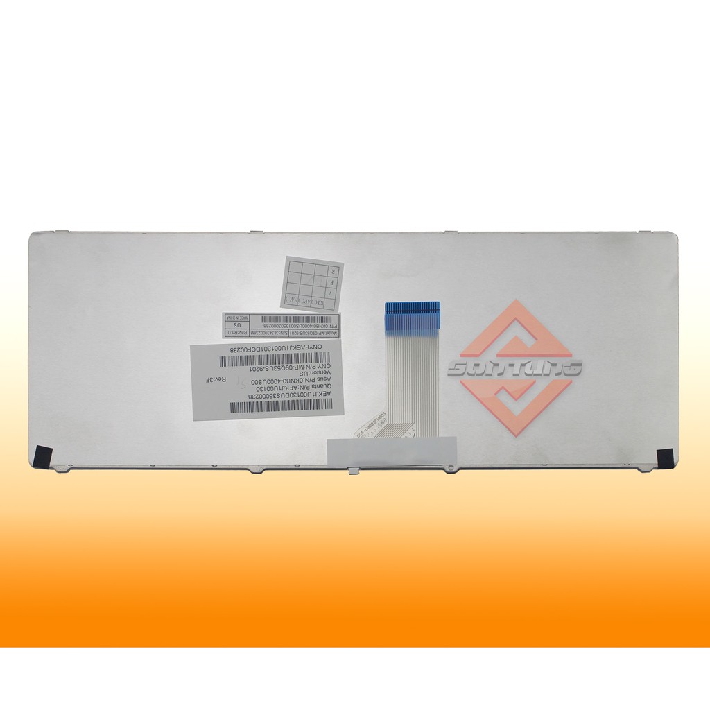 [Màu trắng] Bàn phím laptop asus A42 A83 K42 K43 N43 N82 U30 UL80 X42 X44 U32 U35 U41 màu trắng