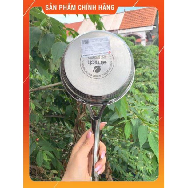 Chảo inox chống dính elmich Max A size 16cm 20cm 24cm 26