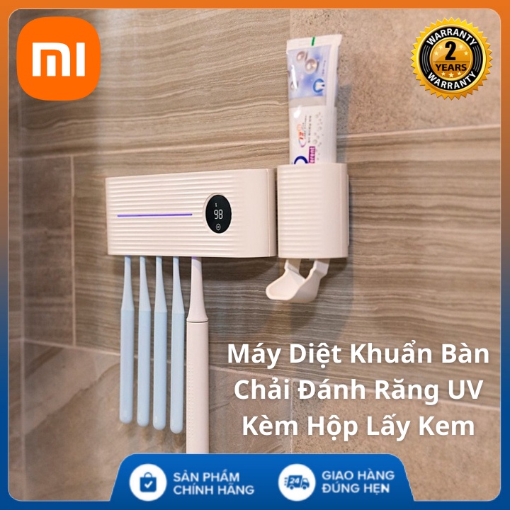 Máy Khử Khuẩn Bàn Chải Đánh Răng Bằng Tia UV Xiaomi Youpin Sothing - Tặng Kệ Đựng Kem Đánh Răng Sạch Sẽ Tiện Lợi