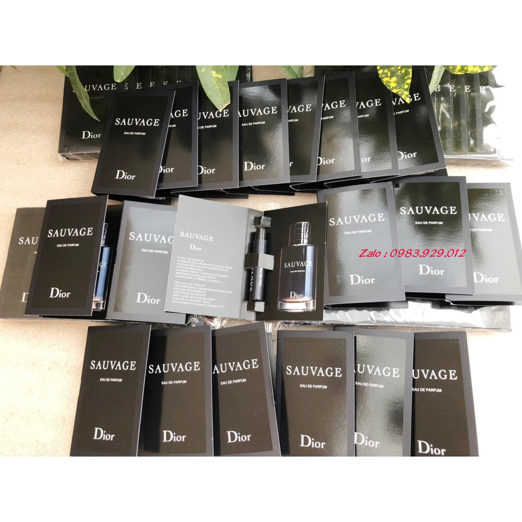 Nước Hoa Vial Nam Dior Sauvage | Thế Giới Skin Care
