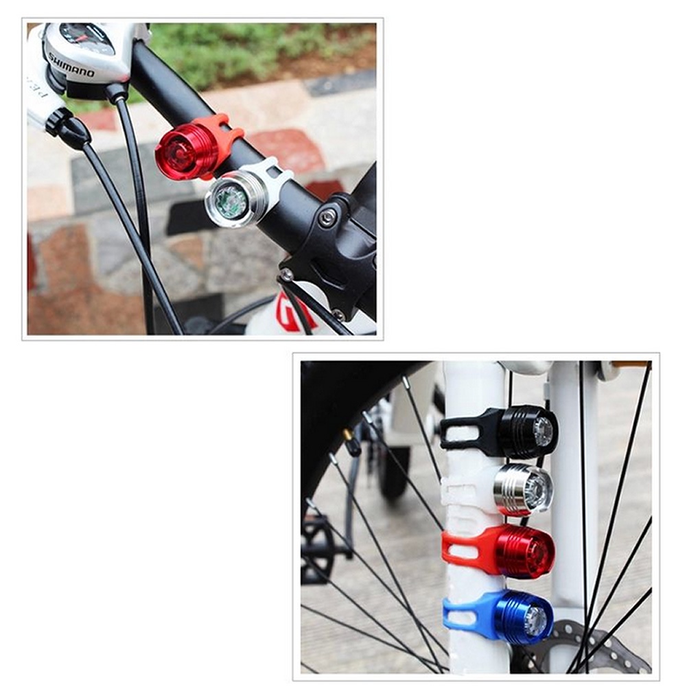 Đèn LED Cảnh Báo An Toàn Gắn Phía Trước / Sau Xe Đạp