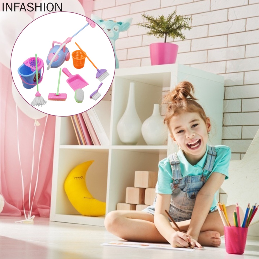 Bộ 9 Dụng Cụ Vệ Sinh Nhà Cửa Cho Bé