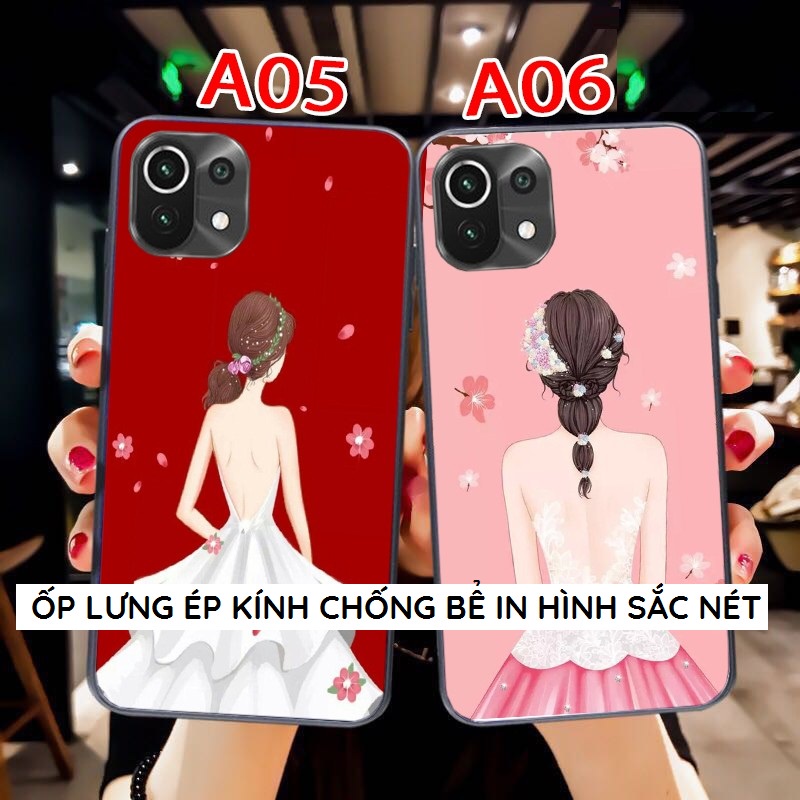 [HOT] Ốp lưng Xiaomi mi 11 mặt lưng ép kính chống bể in hình cô gái