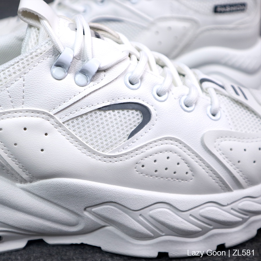 🔔 Nhập mã giảm giá 🇰🇷Giày Thể Thao Sneaker Trắng phản quang phiên bản Hàn Quốc ZL581