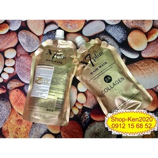 Kem hấp tóc X7 Plus Collagen 500ml siêu phục hồi