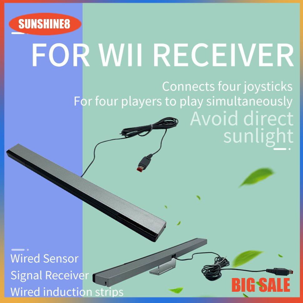 【SUN】Receiver Wiiu Game Have Line Sensor Receiver ABS Durable Material Sensor