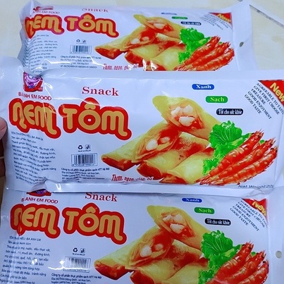 snack nem tôm loại ngon món ăn lạ nhưng ngon | BigBuy360 - bigbuy360.vn