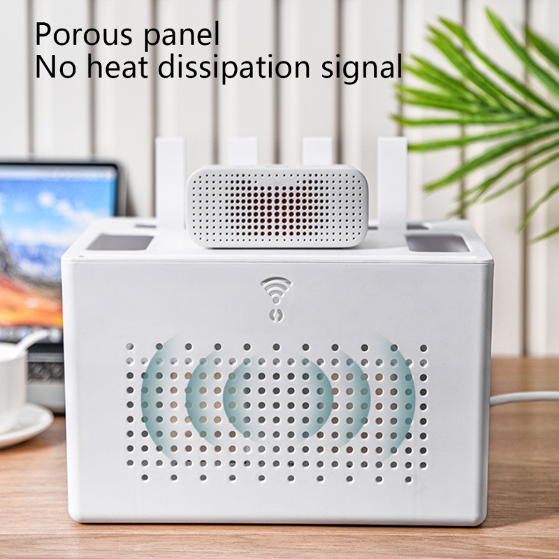 Hộp Đựng Bộ Định Tuyến Wifi Hai Tầng Không Dây Để Bàn Sắp Xếp Gọn Gàng