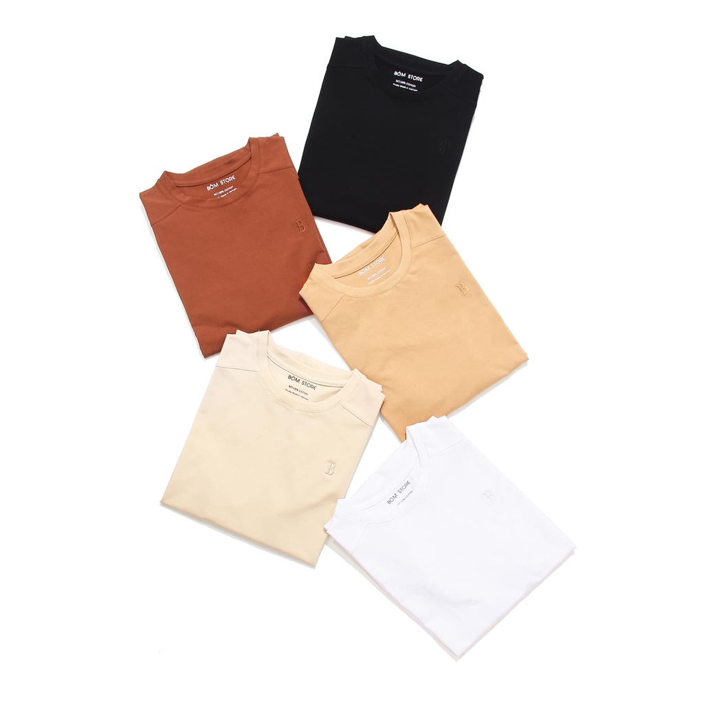 Áo Thun Nam Mẫu Trơn Basic Đẹp BEACON DENIM Form Vừa AOPG11