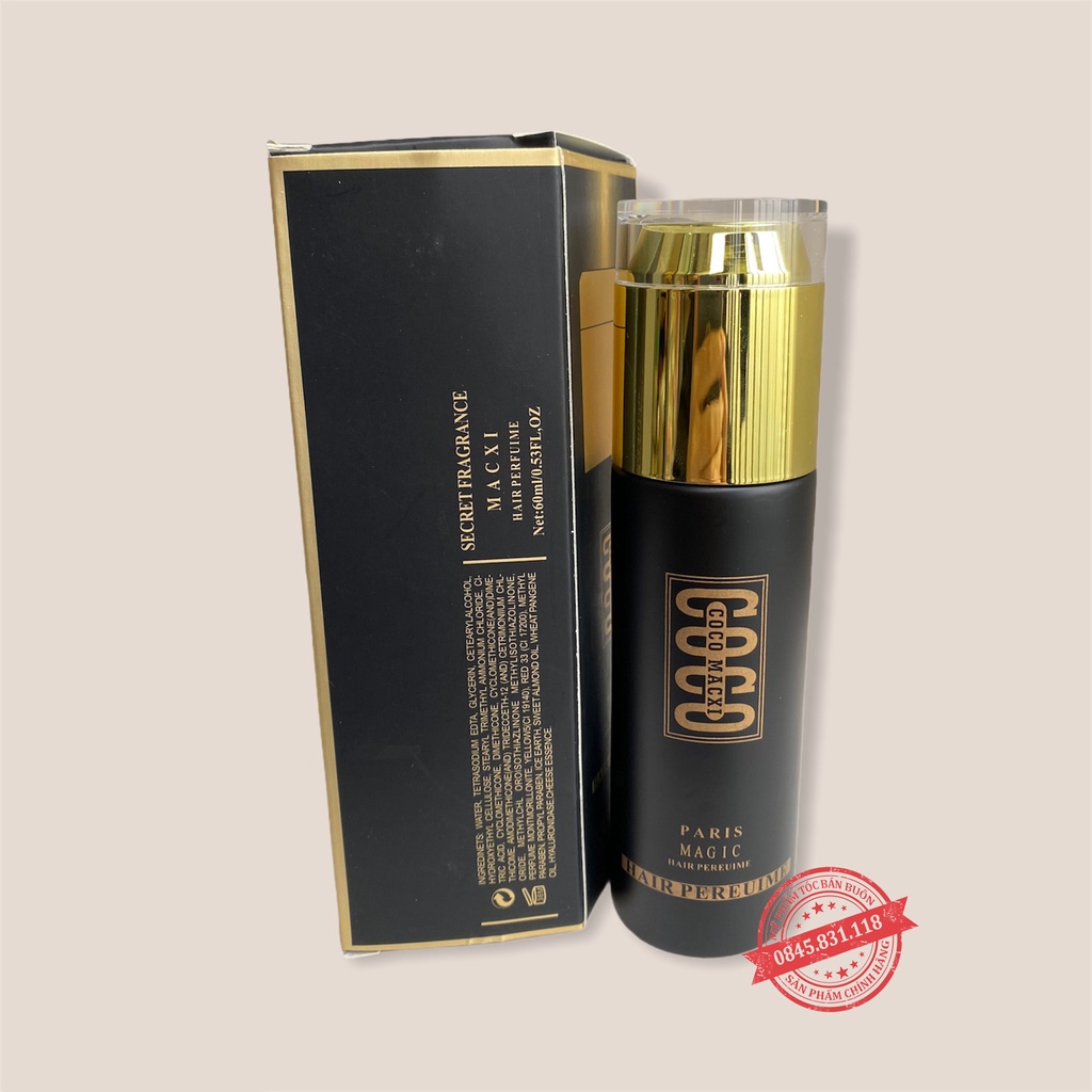 (Chính Hãng) Tinh dầu dưỡng tóc hương nước hoa coco macxi HairPerfuime 60ml giúp bạn phục hồi tóc hư tổn nhanh hơn CT47