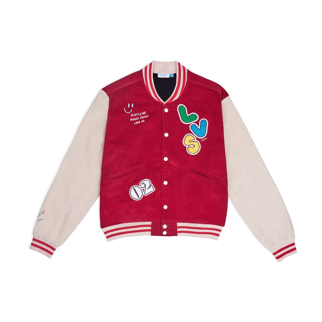 Áo khoác LEVENTS Emgo Varsity/ Red