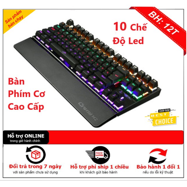 Bàn Phím Cơ K28 Pro 10 Chế Độ Led Chơi Game Siêu Đỉnh - Gaming Máy Tính