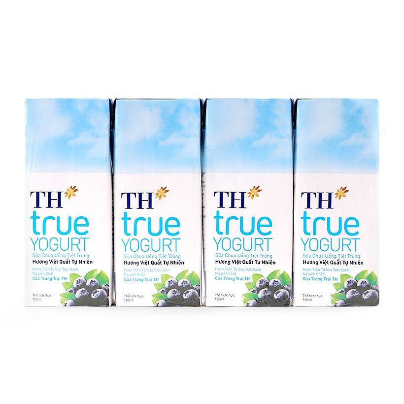 Thanh Hóa - Lốc 4 hộp sữa chua uống TH True Yogurt 180ml