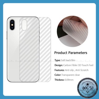 Miếng dán cacbon bảo vệ thân máy iphone