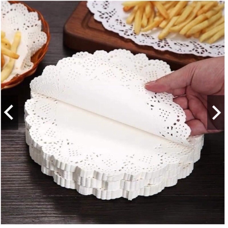 Giấy thấm dầu đục lỗ họa tiết size 21,5cm (sét 150-160 tờ) | BigBuy360 - bigbuy360.vn